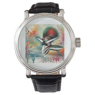 Chinese merganser in natural harmony 270824AREF142 Watch