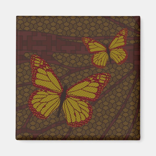 Chinese Monarch Magnet (Front)