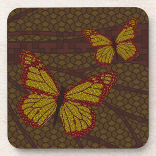 Chinese Monarch Square Coaster