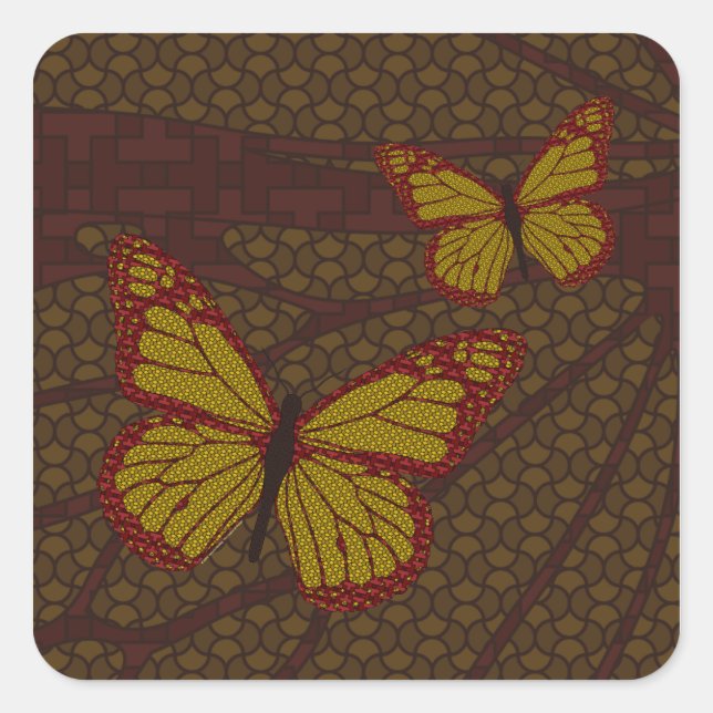 Chinese Monarch Sticker (Front)