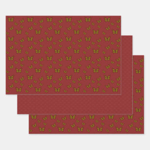 Chinese Monarch Wrapping Paper Set