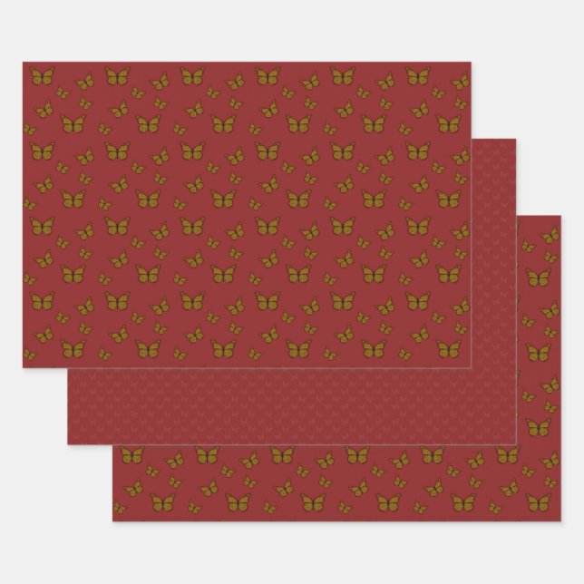 Chinese Monarch Wrapping Paper Set (Set)