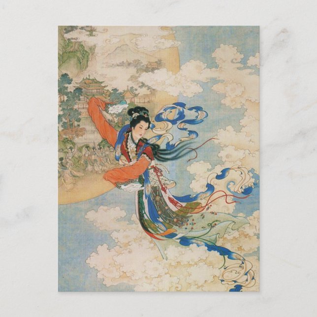 Chinese Moon Goddess postcard (Front)
