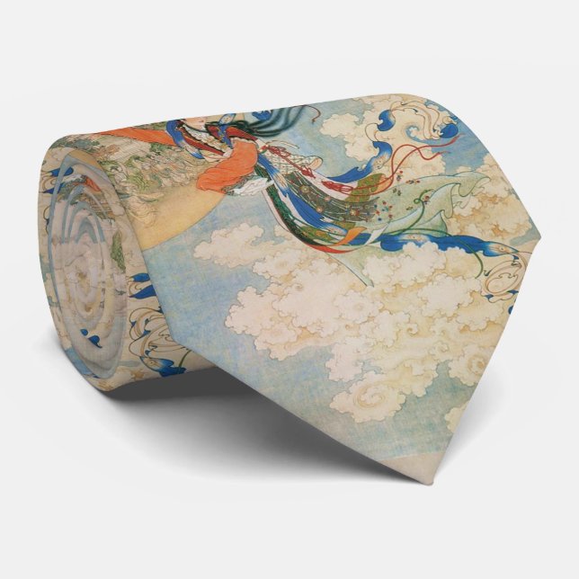 Chinese Moon Goddess tie (Rolled)