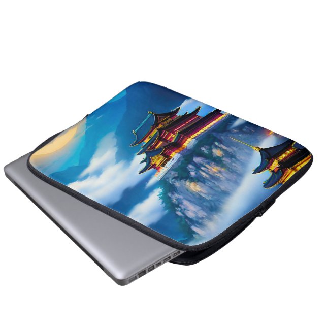 Chinese Mountain Palace Laptop Sleeve (Front Bottom)