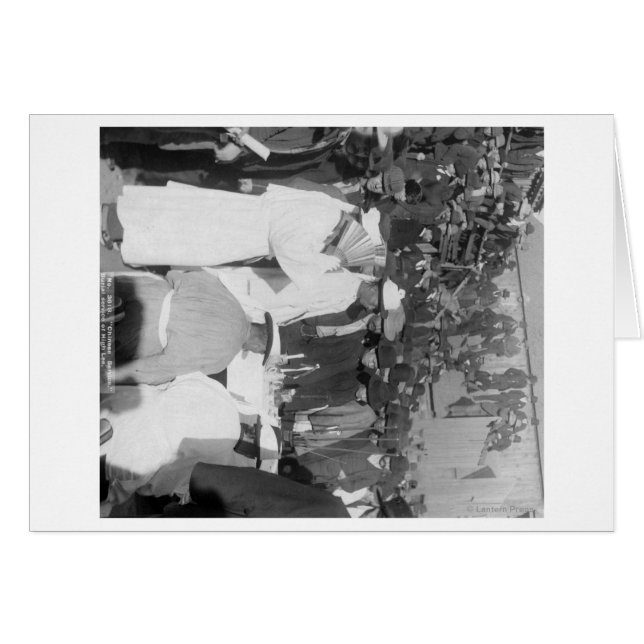 Chinese Mourners at Burial Service for "High Lee (Front Horizontal)