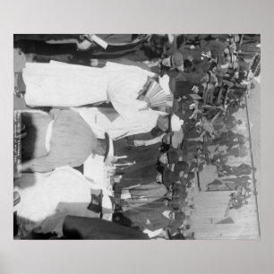 Chinese Mourners at Burial Service for "High Lee Poster