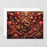 Chinese New Lunar Year of Dragon, Postcrossing