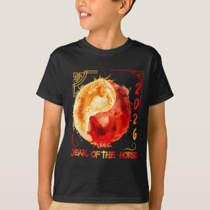 Chinese New Lunar Year Of The Horse 2026 T-Shirt