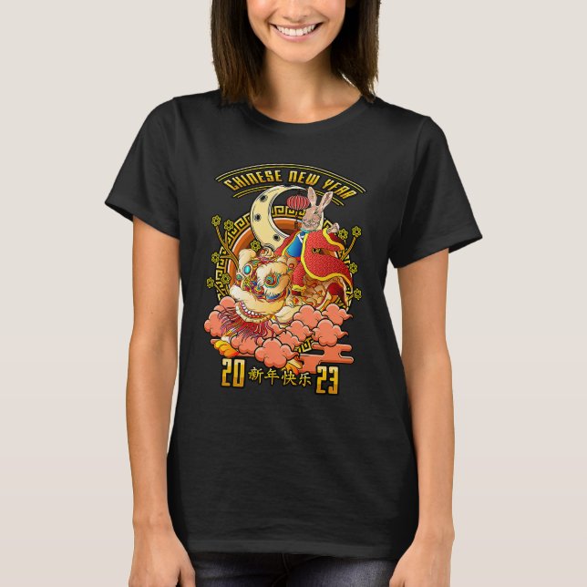 Chinese New Rabbit Year Zodiac Chinese New Year 20 T-Shirt (Front)