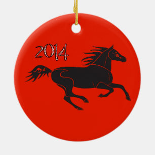 Chinese New Year 2014 Year of the Horse Ornament