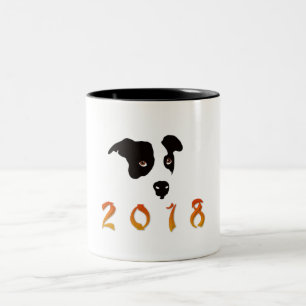 Chinese New Year 2018 Two-Tone Coffee Mug