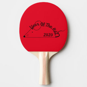 Chinese New Year 2020 Year of the Rat Ping Pong Paddle