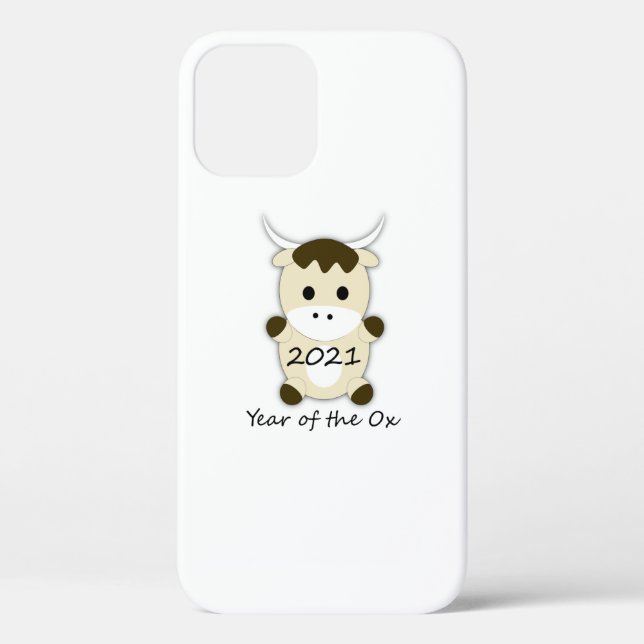 Chinese New Year 2021 Year of the Ox Case-Mate iPhone Case (Back)