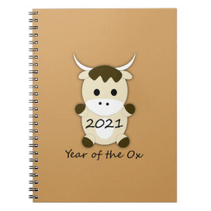 Chinese New Year 2021 Year of the Ox Notebook
