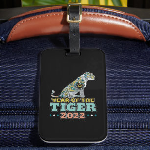Chinese New Year 2022 - White Tiger Luggage Tag