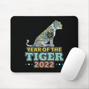Chinese New Year 2022 - White Tiger Mouse Mat