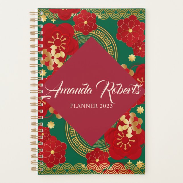 Chinese New Year 2023 Blossom Flowers Planner (Front)