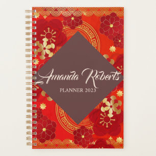 Chinese New Year 2023 Rabbit Plum Blossom Flowers Planner