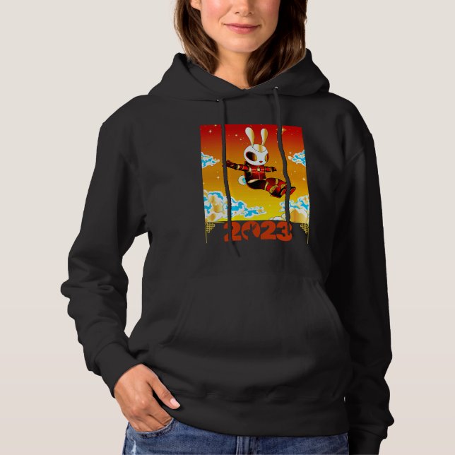 Chinese New Year 2023 Year Of The Rabbit 2023 Wome Hoodie (Front)