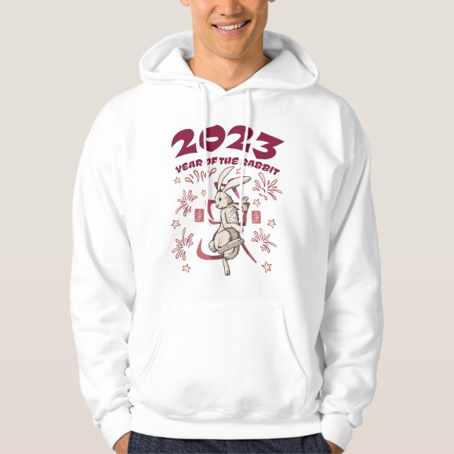 Chinese New Year 2023 - Year of the Rabbit Hoodie (Front)