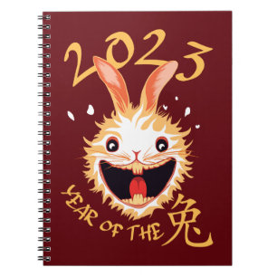 Chinese new year 2023   Year Of The Rabbit Notebook