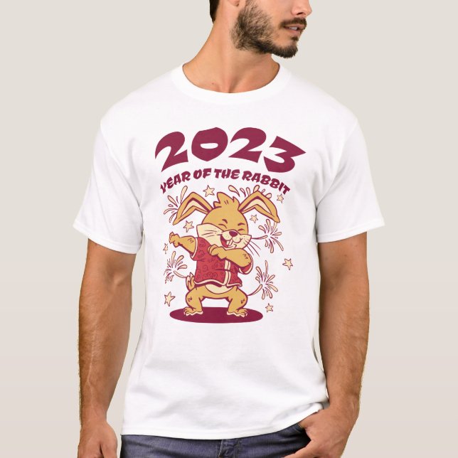 Chinese New Year 2023 - Year of the Rabbit T-Shirt (Front)