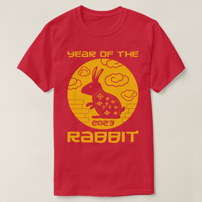 Chinese New Year 2023 Year Of The Rabbit T-Shirt (Design Front)