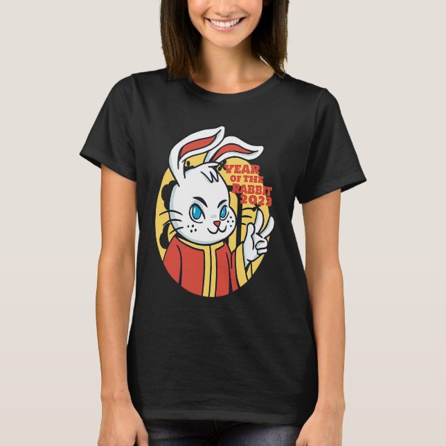 CHINESE NEW YEAR 2023 Year Of The Rabbit Women Men T-Shirt (Front)