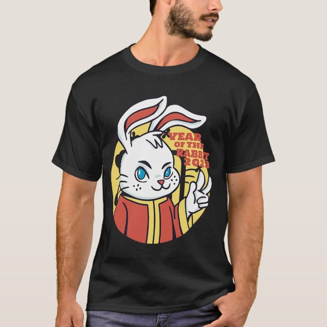 CHINESE NEW YEAR 2023 Year Of The Rabbit Women Men T-Shirt (Front)