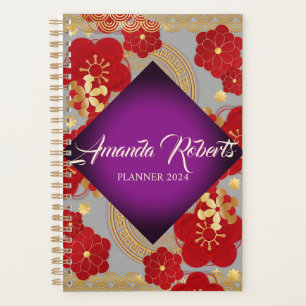 Chinese New Year 2024 Blossom Flowers Planner