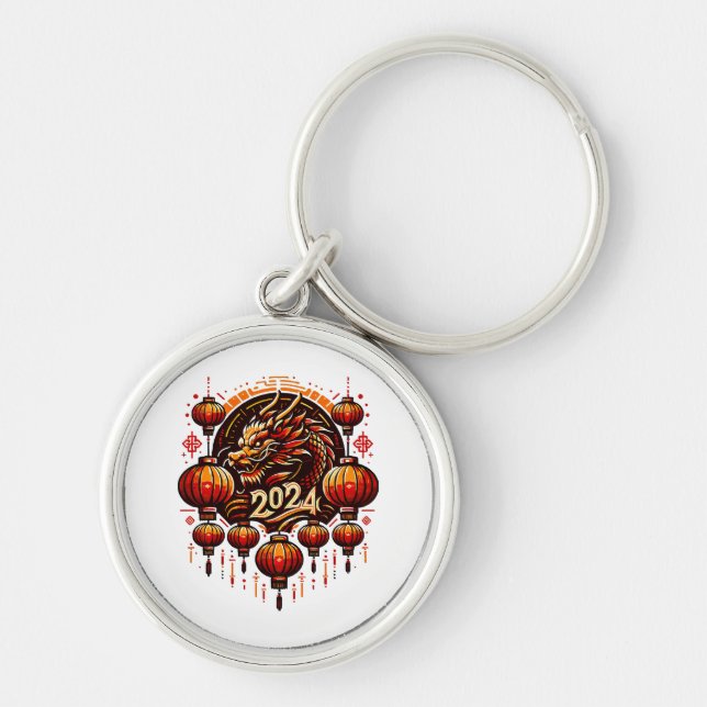  chinese new year 2024 key ring (Front)
