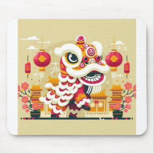 chinese new year 2024 mouse mat