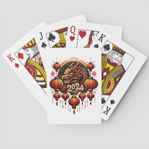 chinese new year 2024 playing cards
