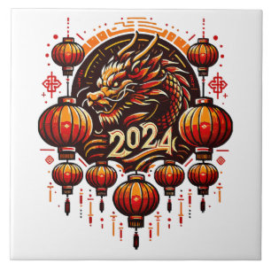 chinese new year 2024 tile