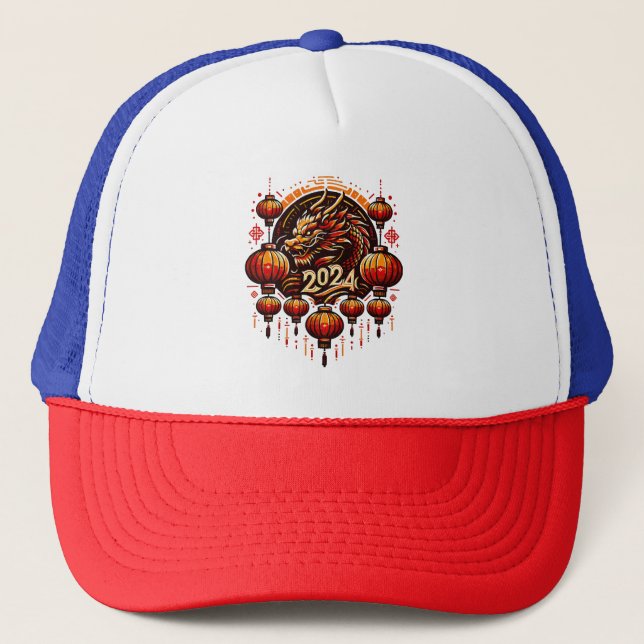  chinese new year 2024 trucker hat (Front)