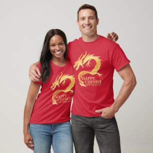 Chinese New Year 2024, Year Of The Dragon Red T-Shirt