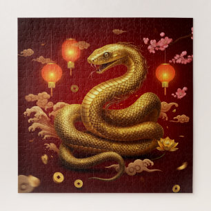 Chinese New Year 2025 Year of The Snake Jigsaw Puzzle
