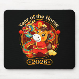 Chinese New Year 2026 Clothes Boys Girls Year Of T Mouse Mat