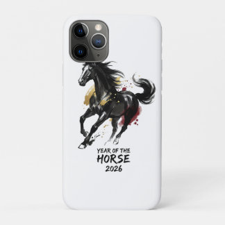 Chinese New Year 2026 Horse Art iPhone 11 Pro Case