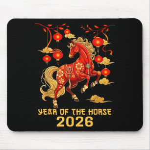 Chinese New Year 2026 Horse Happy Chinese New Year Mouse Mat