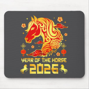 Chinese New Year 2026 Horse Happy Chinese New Year Mouse Mat