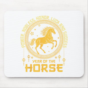 Chinese New Year 2026 Horse Happy Chinese New Year Mouse Mat
