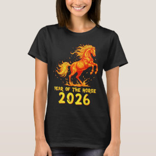 Chinese New Year 2026 Horse Happy Chinese New Year T-Shirt