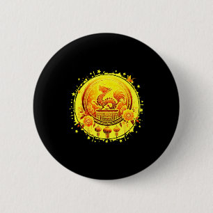 Chinese New Year 2026 Horse Happy New Year Chinese 6 Cm Round Badge