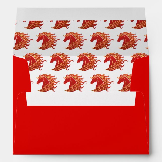 Chinese New Year 2026 Lucky Red Envelope Flap (Back (Bottom))