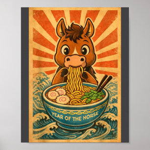 Chinese New Year 2026 Of The Horse Ramen Lunar New Poster
