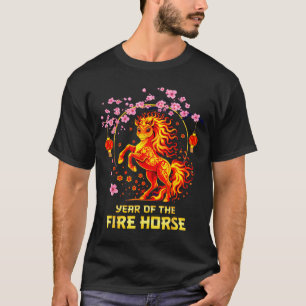 Chinese New Year 2026 Year Of The Fire Horse  T-Shirt