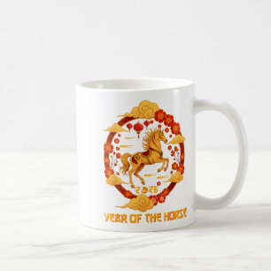 Chinese New Year 2026 Year Of The Horse 2026  Coffee Mug