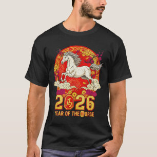 Chinese new year 2026 year of the horse 2026 lunar T-Shirt